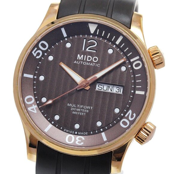 MIDO Multifort Day date Brown Dial Automatic Men's Watch_845900 - Picture 1 of 6
